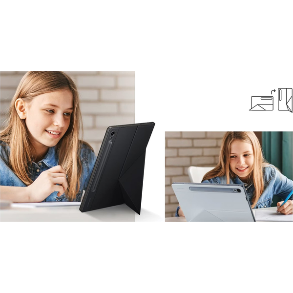 Pouzdro na Galaxy Tab S9 - S9 FE SAMSUNG Smart Book Cover Oranžové