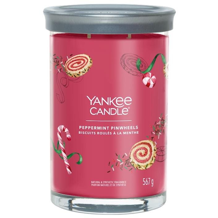 YANKEE CANDLE Signature Peppermint Pinwheels - 2 kanóc, 567g (5038581141541)