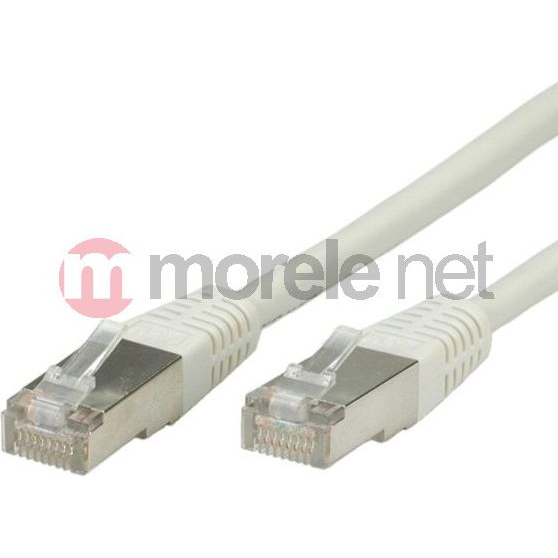 Value 21.99.0805 RJ45 Hálózati kábel, patchkábel CAT 6 S/FTP 5.00 m Szürke Kettős árnyékolás 1 db