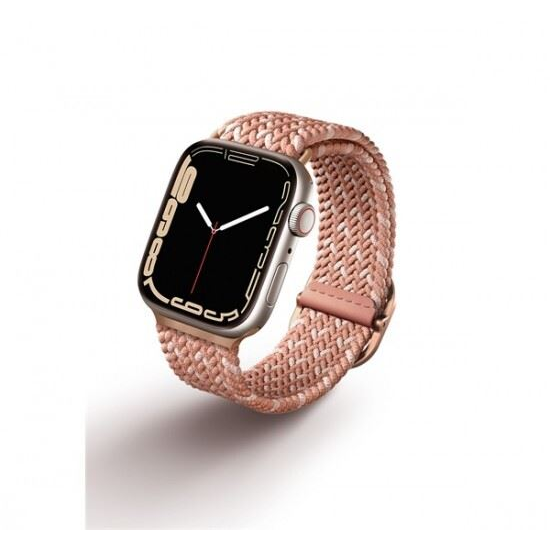 Uniq Aspen Designer Edition fonott szíj Apple Watch 38/40/41mm, rózsaszín (UNIQ-41MM-ASPDECPNK) (UNIQ-41MM-ASPDECPNK)