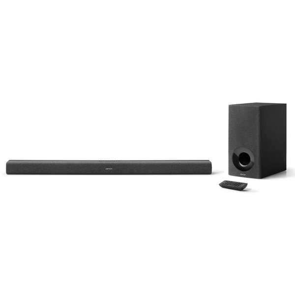 Soundbar Denon DHTS416,2.1, Chromecast, Bluetooth, Subwoofer wireless, HDMI ARC, 4k UHD, Dolby Audio, Черен