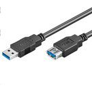 Microconnect USB3.0AAF1B cavo USB USB 3.2 Gen 1 (3.1 Gen 1) 1 m USB A Nero