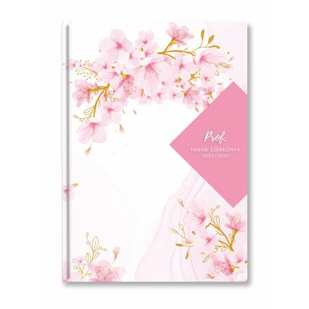 Toptimer Tanári zsebkönyv, 2025/2026 tanév, A5, heti, , "Cseresznye" (NKPR25)