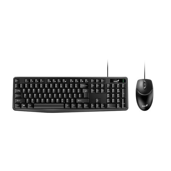 Комплект клавиатура + мишка KM-170, Genius, Черен