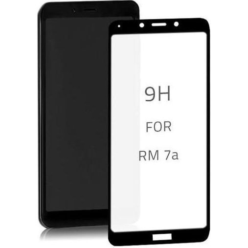  Qoltec Szkło ochronne hartowane PREMIUM Qoltec do Xiaomi Redmi 7A | 9D | Pełne | Czarne