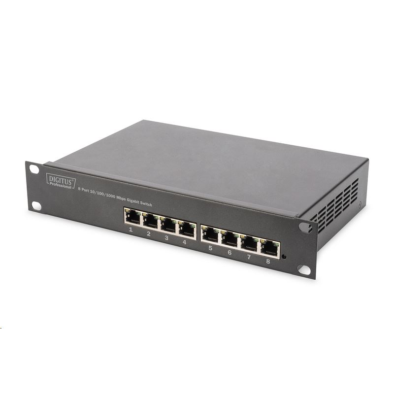 Prepínač Digitus DN-80114 8-portový 10 palcov (DN-80114)