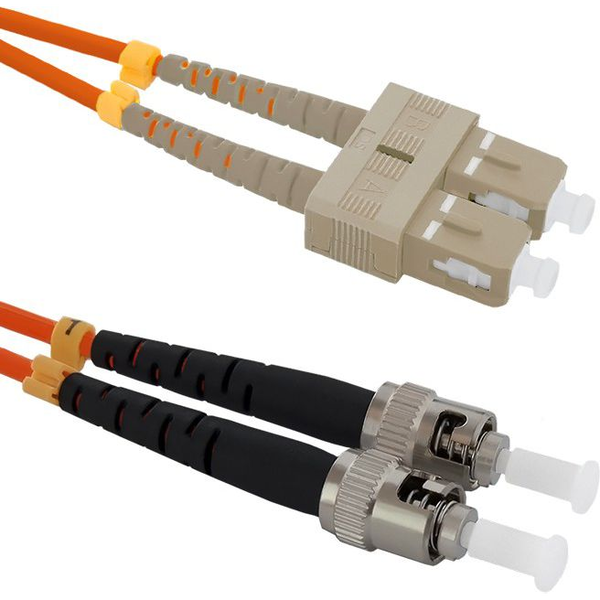  Qoltec Optic Patchcord SC/UPC - ST/UPC MM 50/125 OM2 3m (54065)