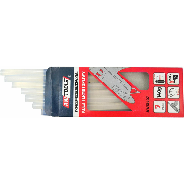 Wkłady klejowe AWTools AWTOOLS WKŁAD KLEJOWY TERMOTOPLIWY 7szt.