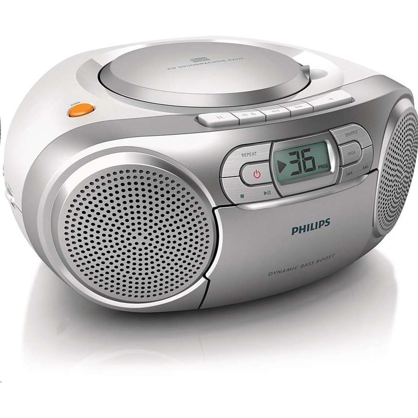 Philips AZ127/12 hordozható CD lejátszó ezüst (AZ127/12)