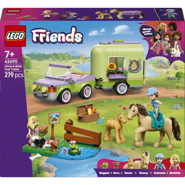 LEGO FRIENDS HORSE AND COW TRAILER 42695