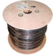 CAT 5e F-UTP outdoor installation cable, 100 MHz Fca (PVC), AWG 24/1, 305 m drum, sx, black (CLTP522)