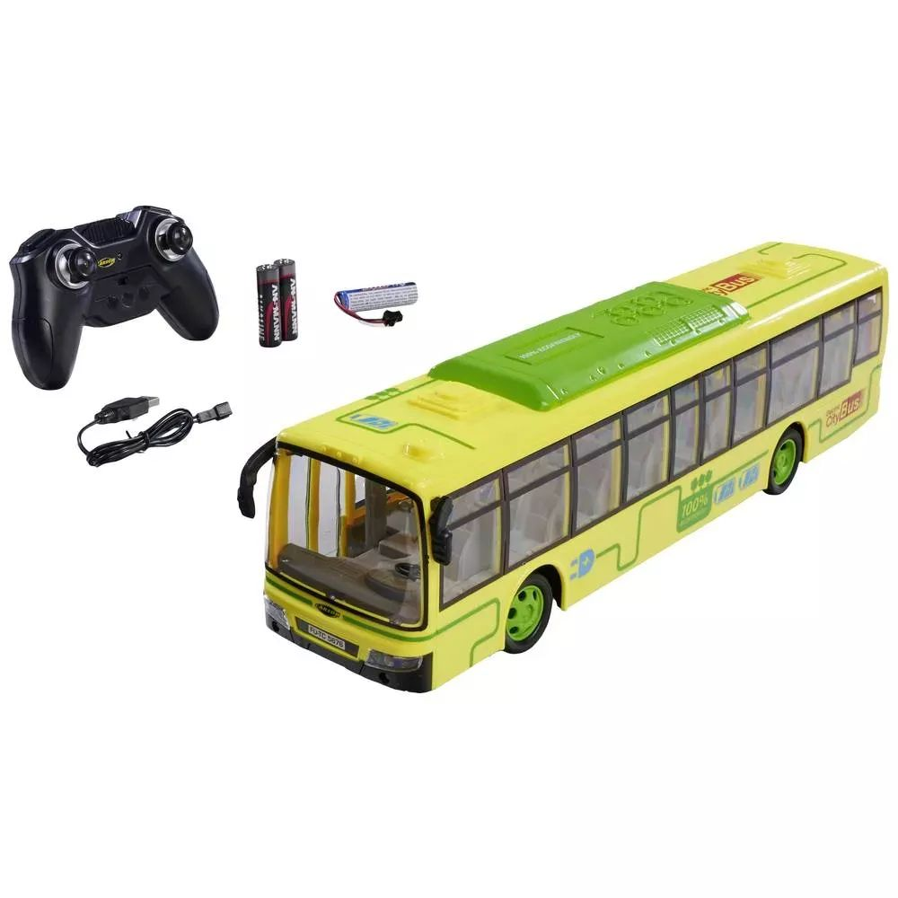 Carson Távirányítós Elektromos városi busz 38 cm - Sárga (500404282)