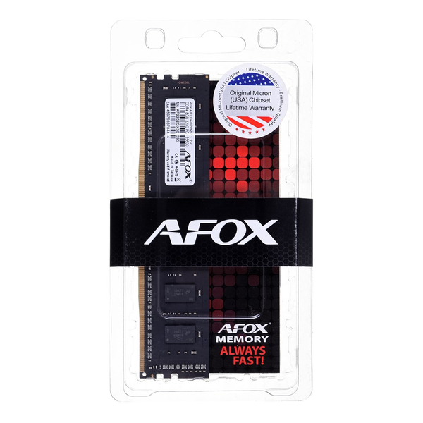 Памет RAM DDR4 16GB 2400MHz AFOX, 1.2V, CAS 17