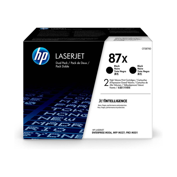 HP 87X 2-pack High Yield Black Original LaserJet Toner Cartridges tonerová náplň 2 kusů Originální Černá