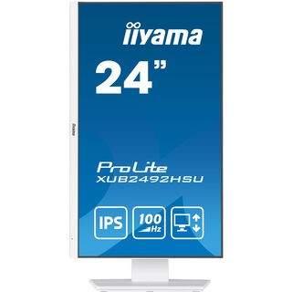 iiyama XUB2492HSU-W6 computerskærm 60,5 cm (23.8") 1920 x 1080 pixel Fuld HD LED Hvid