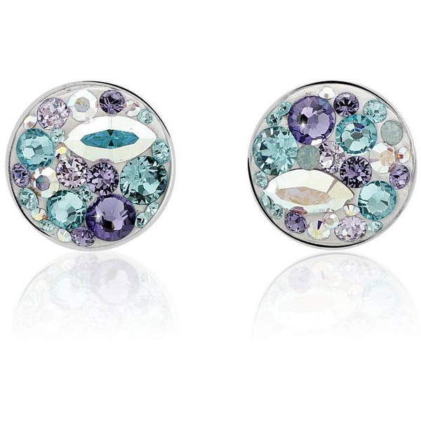 JSB Bijoux Extramix Purple Swarovski® (925/1000; 1,72 g, többféle szín, kerek)