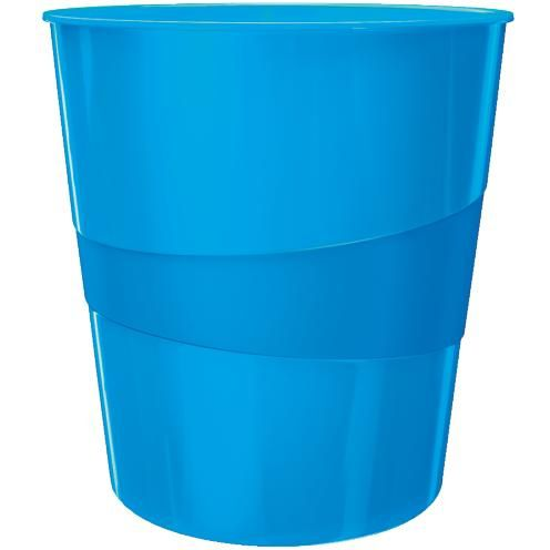 Leitz WOW Waste Bin Polystyren Blå