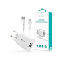 Devia 2xUSB hálózati töltő adapter + USB - Type-C kábel 1 m-es vezetékkel -     Devia Smart Series Charger Suit With Type-C Cable - 5V/2.4A - fehér