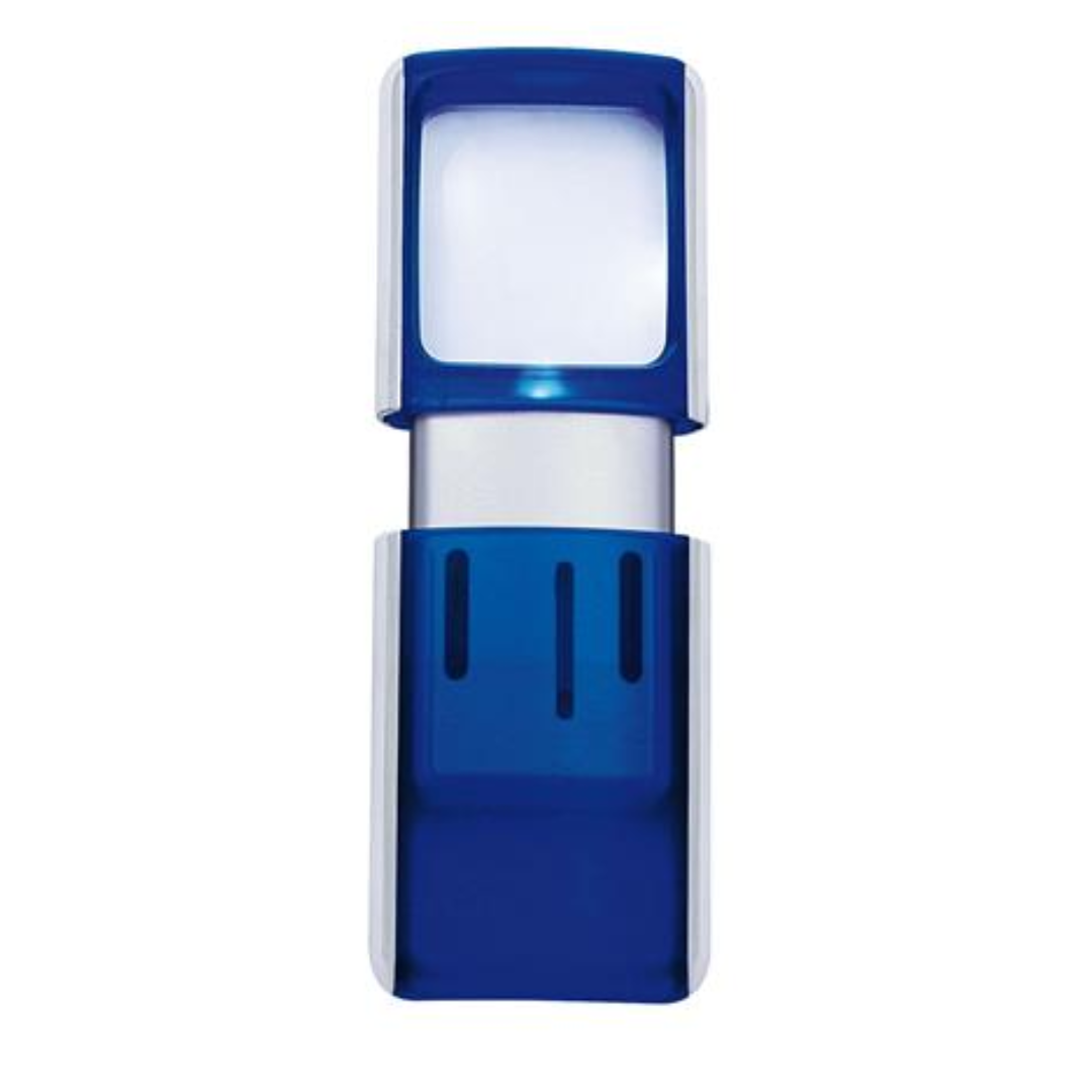 Wedo 35x38 mm Nagyító LED fénnyel - Kék (2717503)