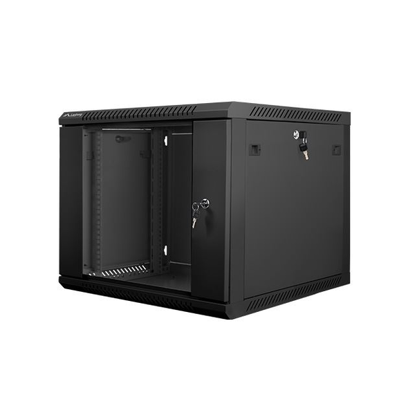Стенен шкаф Lanberg 9U 19" 600x600mm черен (WF01-6609-10B) (WF01-6609-10B)