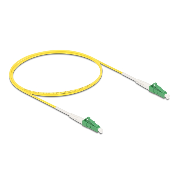 DELOCK Kabel LWL LC-APC zu LC-APC Simplex Singlemode OS2 1m