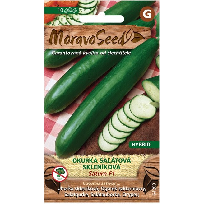 MORAVOSEED Üvegházi saláta uborka SATURN F1 - hibrid (2073mm)
