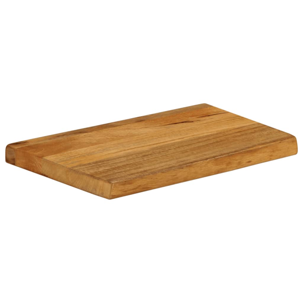 tömör mangófa természetes élű asztallap 50 x 20 x 3,8 cm