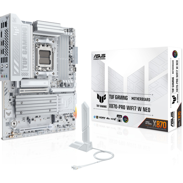 ASUS TUF GAMING X870-PRO WIFI7 W NEO AMD X870 Sokkel AM5 ATX