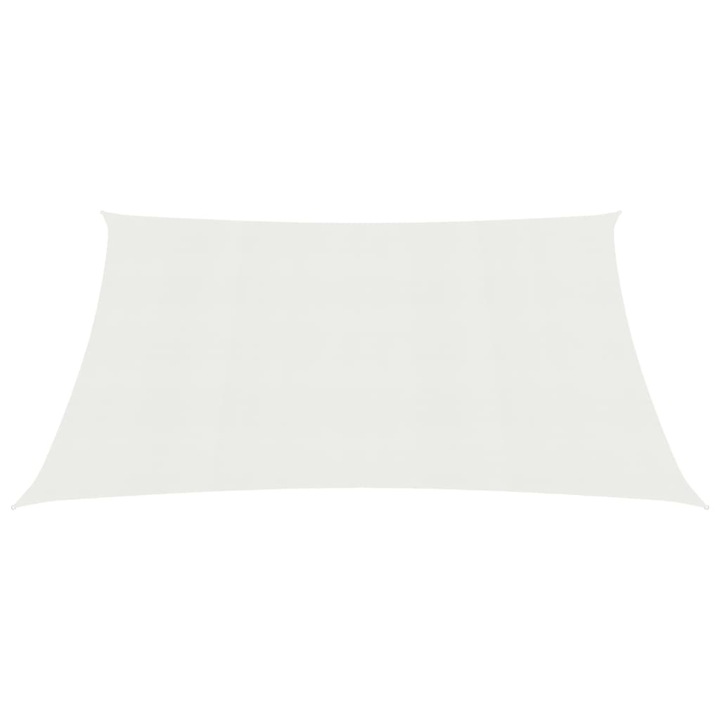 fehér HDPE napvitorla 160 g/m² 2,5 x 3 m (311232)