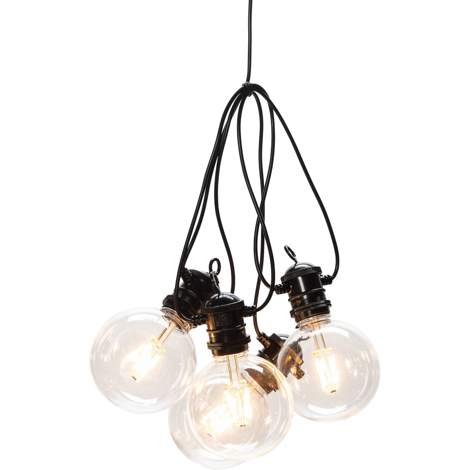 Konstsmide fényfüzér beltérre/ kültérre hálózatról 10 LED borostyán 9,15m (2394-800) (KO2394-800)