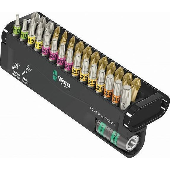 Wera 05057437001 Bit-Check 30 Wood TORX HF 1 SB Bit készlet 30 darabos (05057437001)