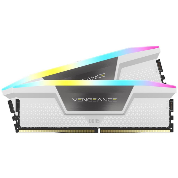 32GB 6000MHz DDR5 RAM Corsair VENGEANCE RGB CL36 (2x16GB) (CMH32GX5M2E6000C36W)