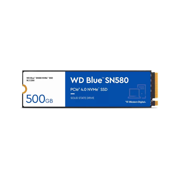 500GB WD Blue SN580 M.2 NVMe SSD meghajtó (WDS500G3B0E) (WDS500G3B0E)