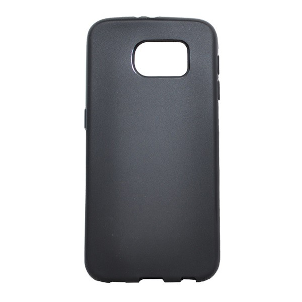 Szilikon telefonvédő (matt) FEKETE [Samsung Galaxy S6 (SM-G920)] (5996457527427)