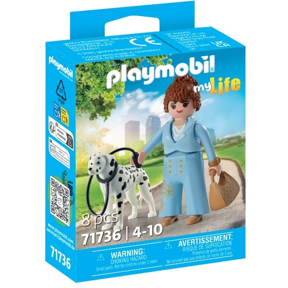 Playmobil 71736 Üzletasszony dalmata kutyával (4008789717368)