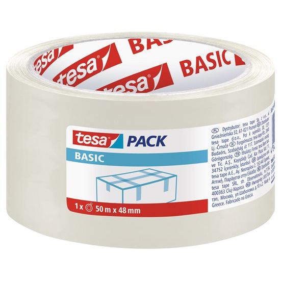 Tesa Csomagolószalag 48mm x 50m - Áttetsző (7550070000)