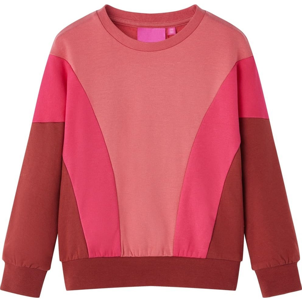 Gyerek pulóver Colour Block Rózsaszín és Henna 92
