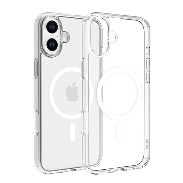 Dviced DV511019 MagSafe iPhone 16 Plus átlátszó/fehér hátlap (DV511019)