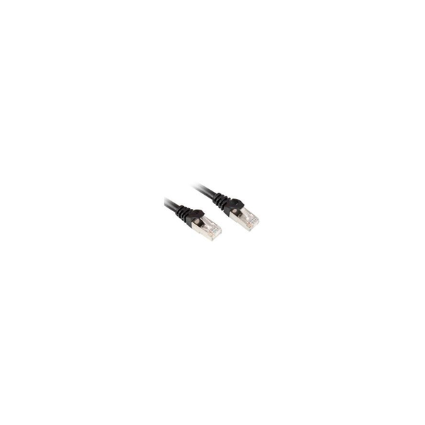 Sharkoon RJ45 CAT.6 SFTP fekete 0,50m (4044951014972)
