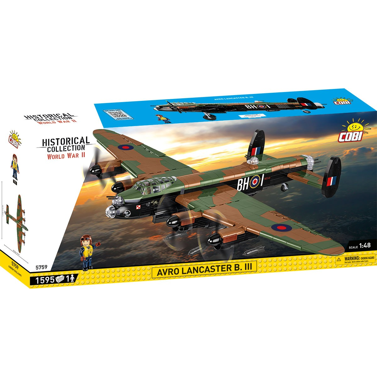 Cobi Avro Lancaster B.III 1595 darabos építőjáték (COBI-5759)