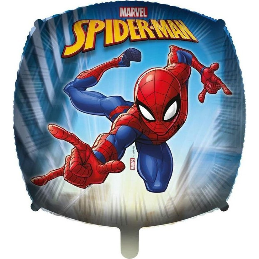 Pókember négyzet alakú fólia lufi 46cm (5201184949931)