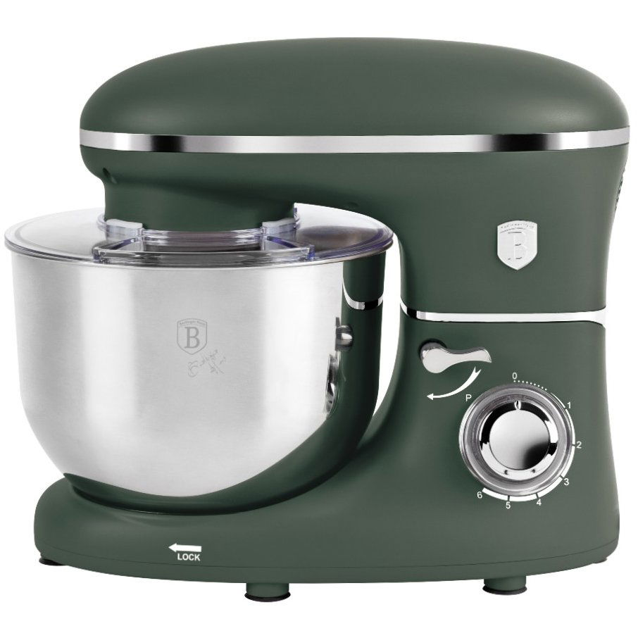 BerlingerHaus BH9708 Állványos Konyhai Robotgép 1300W Mattfehér (5999108490897)