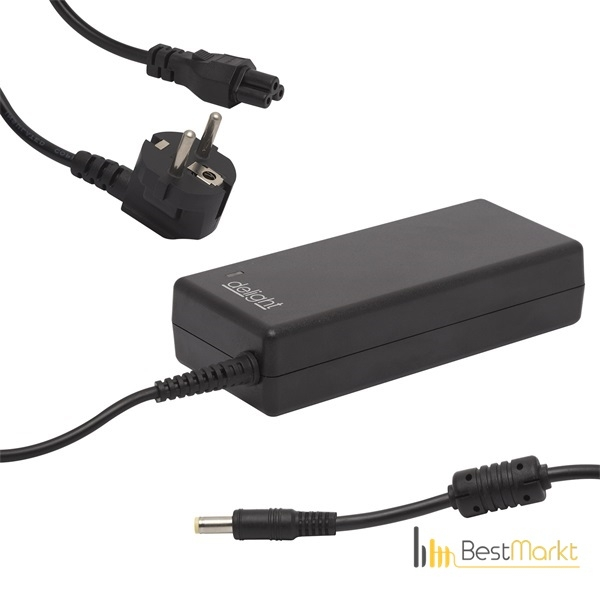 Delight Univerzális laptop/notebook töltő adapter tápkábellel (55366)