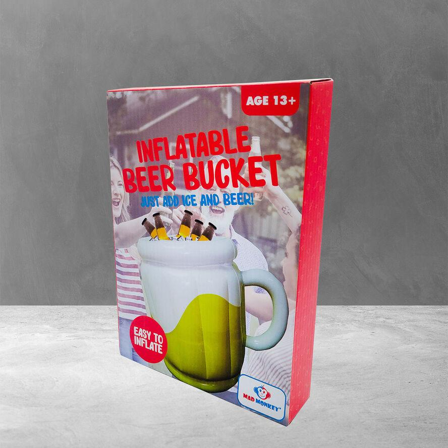 Mad Monkey Getränkekühler Aufblasbarer Biereimer 10L weiß (2000009)
