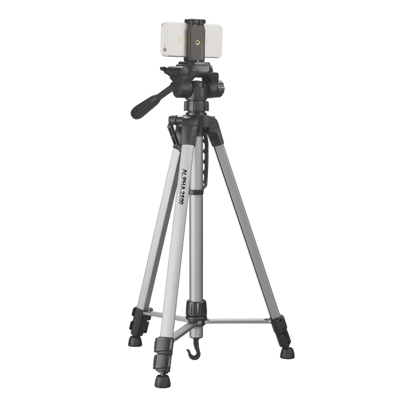 Cullmann Alpha 2500 Kamera állvány (Tripod) + Telefon adapter - Ezüst (C52126)