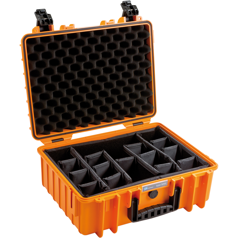 B&W Type 5000 RPD Fotós bőrönd - Narancs (5000/O/RPD)