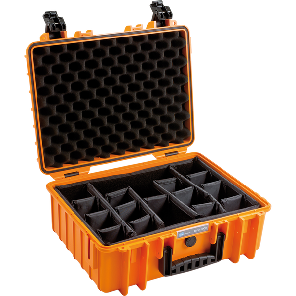 B&W Type 5000 RPD Fotós bőrönd - Narancs