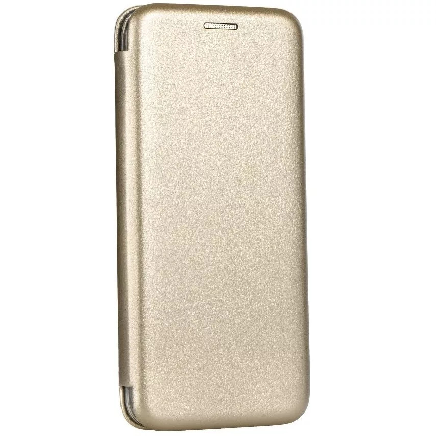 Samsung Galaxy S23 Ultra SM-S918, Oldalra nyíló tok, stand, Forcell Elegance, arany (5903396186684)