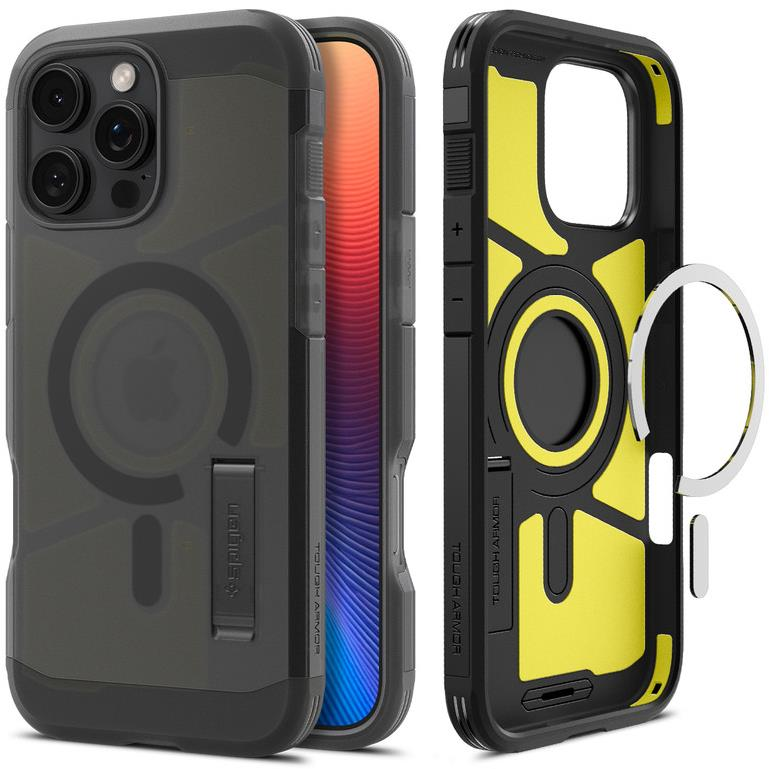 Spigen Tough Armor MagSafe Frost Black iPhone 16 Pro tok (ACS08509)