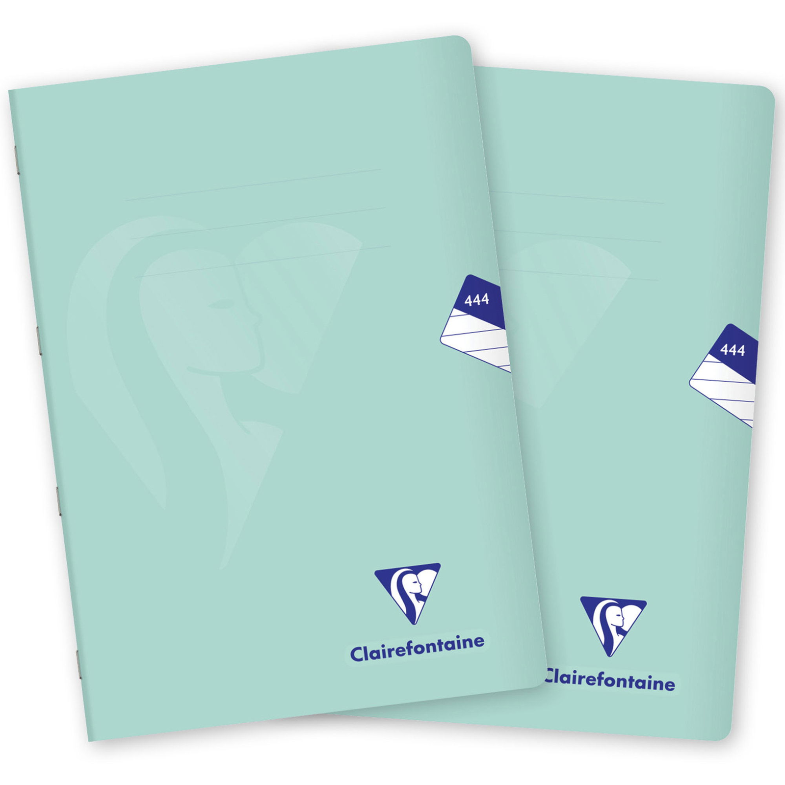 Clairefontaine Mimesys pastel PP, A4 "444" vonalas, 40 lap, menta - 2 db (1444-73-PP-PAS)